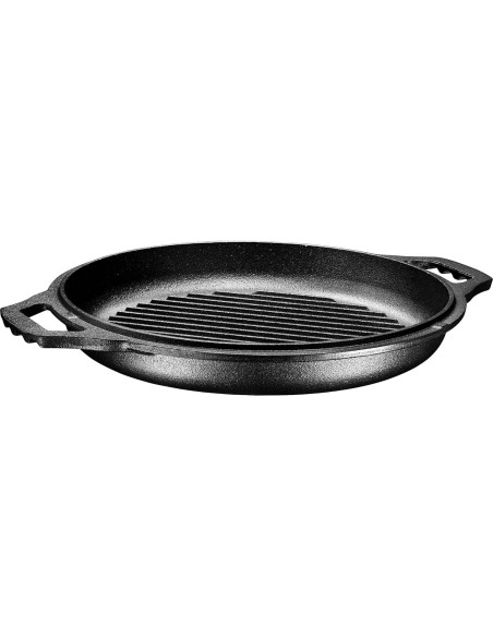 Olla Holandesa de Hierro Fundido Bruntmor 3.3L Pre-Sazonada