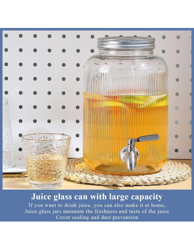 Dispensador de Bebidas Evanda 4L con Grifo Acero Inoxidable