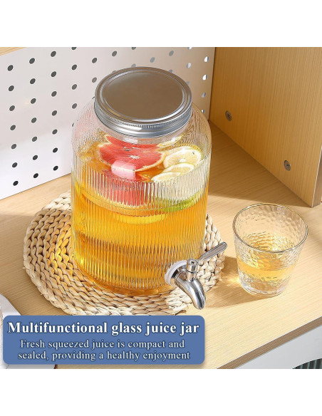 Dispensador de Bebidas Evanda 4L con Grifo Acero Inoxidable