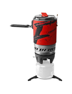 Estufa Portátil Fire Maple Polaris con Olla y Regulador - Negro