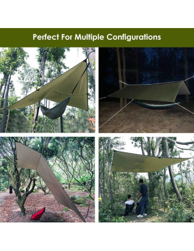 Toldo de Lluvia Sunyear 2.97x4.00m Impermeable 210D Oxford