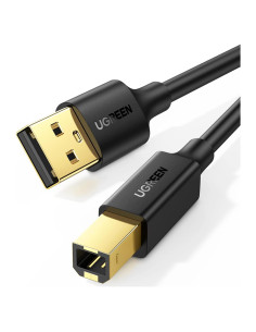 Cable USB 2.0 UGREEN A a B 1.52m Alta Velocidad para Impresoras