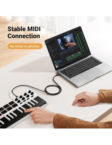 Cable USB 2.0 UGREEN A a B 1.52m Alta Velocidad para Impresoras