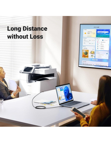 Cable USB 2.0 UGREEN A a B 1.52m Alta Velocidad para Impresoras