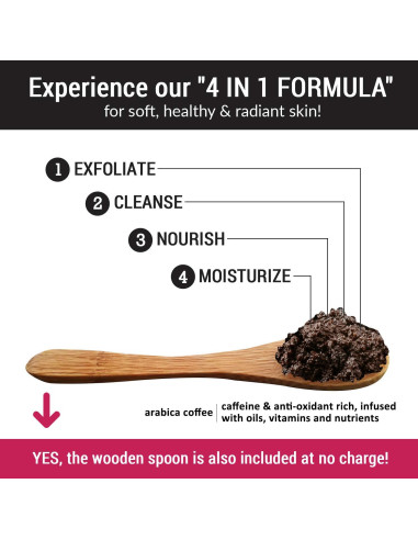 Exfoliante Corporal Orgánico pureSCRUBS 16oz Vainilla Café