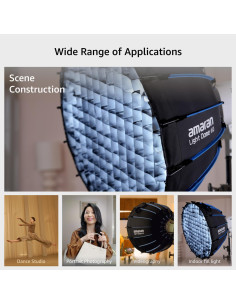 Softbox Circular amaran Light Dome 60 Bowens 60 cm 2