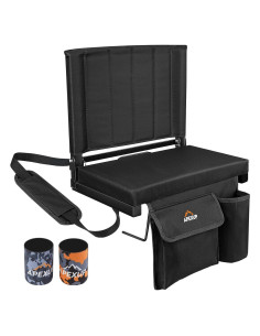 Asiento de Estadio APEXUP Plegable con Respaldo y Portavasos