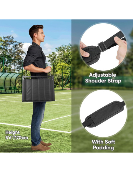 Asiento de Estadio APEXUP Plegable con Respaldo y Portavasos