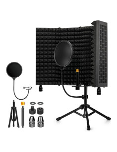 Escudo de Aislamiento de Micrófono Dmsky con Filtro Antipop