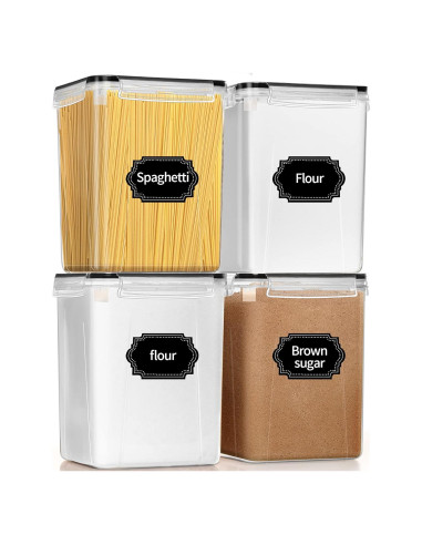 Contenedores de Almacenamiento Hermético PRAKI 5.2L 4pcs BPA Free