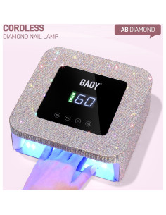 Lámpara UV LED Inalámbrica GAOY para Uñas de Gel 7800mAh 2