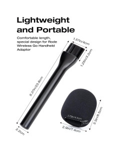 Soporte de Micrófono Inalámbrico Rode Wireless Go 2 con Filtro Antipop 2