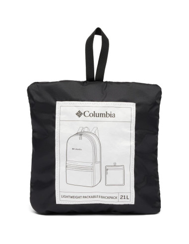 Mochila Plegable Unisex Columbia Negra Ligera 0.95L