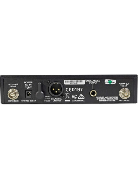 Micrófono Inalámbrico UHF Samson AWX para Instrumentos de Viento Micrófono Inalámbrico UHF Samson AWX para Instrumentos de Viento