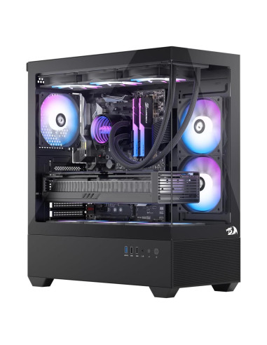 Caja de PC Redragon CA606 ATX con 3 Ventiladores 120mm