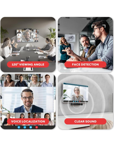 Cámara de Conferencia 4K Pyle con Zoom 5X y Micrófono 8m