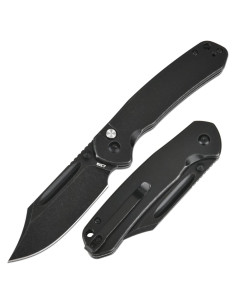 Cuchillo Plegable CJRB Bowie Pyrite 8 cm Acero Negro EDC