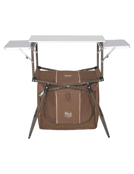 Mesa de Cocina Plegable Timber Ridge Aluminio 106.7x85.1cm