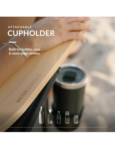 Silla de Playa Plegable Water Buffalo Bondi - 3 Posiciones, Portavasos