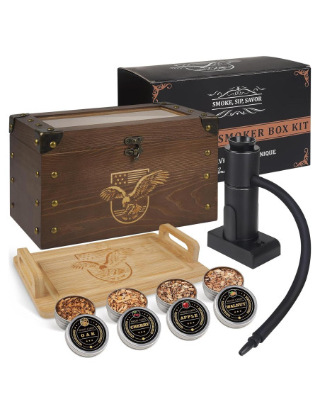 Kit de Ahumador de Whisky JODUY - 4 Astillas, 1.42 kg