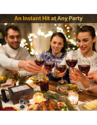 Kit de Ahumador de Whisky JODUY - 4 Astillas, 1.42 kg