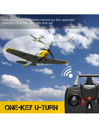 Avión de Control Remoto Roofworld BF109 2.4G 30.8x40cm