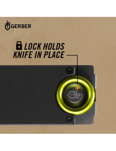 Cuchillo de bolsillo Gerber GDC con clip de dinero 4.45 cm