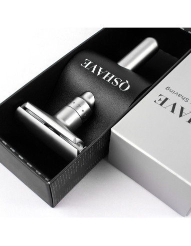 Maquinilla de Afeitar QSHAVE Doble Cuchilla Ajustable 1-6