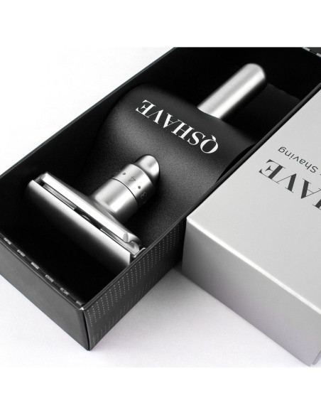 Maquinilla de Afeitar QSHAVE Doble Cuchilla Ajustable 1-6