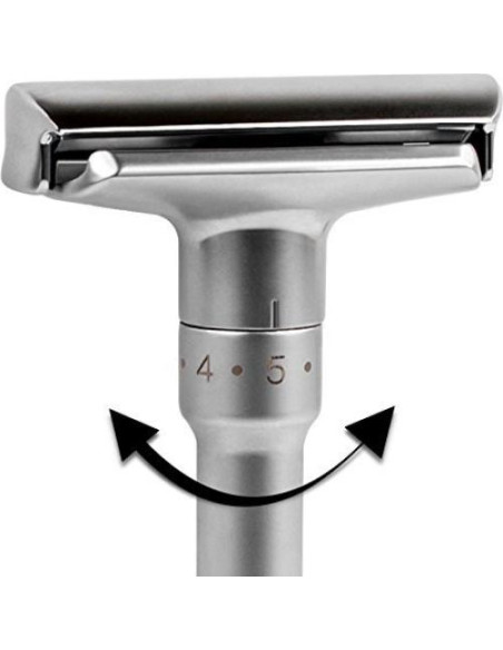 Maquinilla de Afeitar QSHAVE Doble Cuchilla Ajustable 1-6
