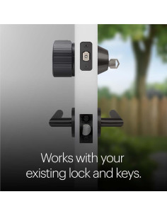 Cerradura Inteligente Wi-Fi Agosto + Teclado Negro Mate 2