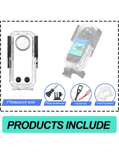 Funda Impermeable Birgipar para Cámara Insta 360 One X3 40m