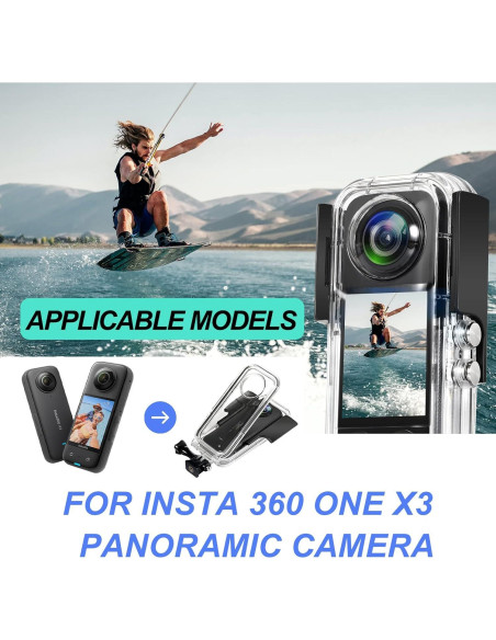 Funda Impermeable Birgipar para Cámara Insta 360 One X3 40m