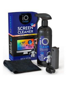 Kit Limpiador de Pantallas iO CLEAN 16oz + 0.3oz - Biodegradable
