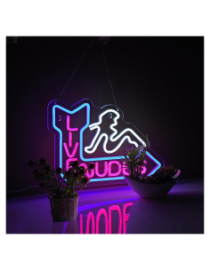Letrero de Neón LED Roouneon 420mm x 320mm para Decoración