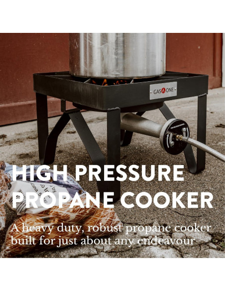 Quemador de Propano Gas One B-5450 200,000 BTU con Regulador