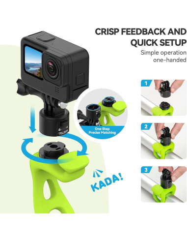 Banda de Montaje Flexible TELESIN S2 para GoPro y DJI - 360