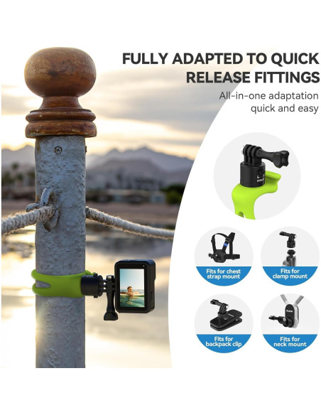 Banda de Montaje Flexible TELESIN S2 para GoPro y DJI - 360