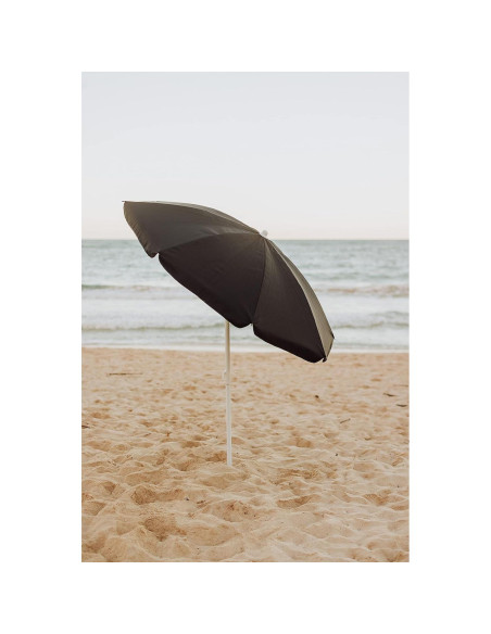 Sombrilla de Playa ONIVA 1.68m Ajustable Negra para Picnic