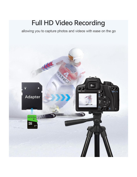 KEXIN Paquete de 5 Tarjetas Micro SD 8GB con Adaptador SD