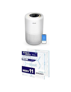 Purificador de Aire LEVOIT Core 200S-P Blanco + Filtros 20x20 cm