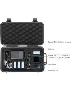 Estuche Duro Impermeable Smatree para Gopro Hero 13-5 2