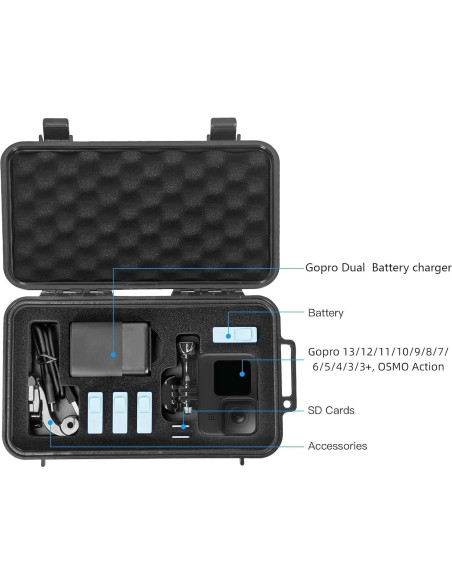 Estuche Duro Impermeable Smatree para Gopro Hero 13-5