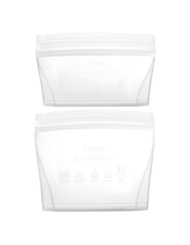 Bolsas de Almacenamiento de Silicona Reutilizables Xomoo 2 Piezas