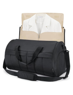 Bolsa de Ropa Duffle BAGSMART 2 en 1 Unisex Negra
