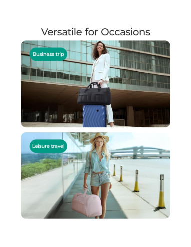 Bolsa de Ropa Duffle BAGSMART 2 en 1 Unisex Negra