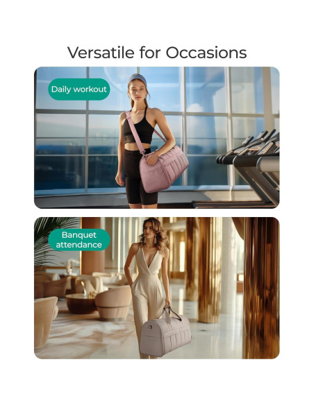 Bolsa de Ropa Duffle BAGSMART 2 en 1 Unisex Negra