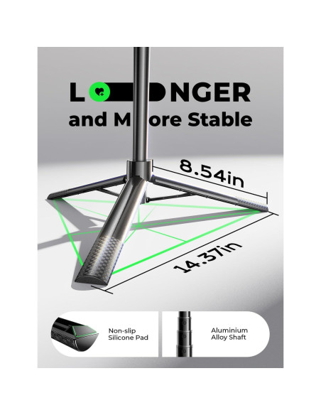 Trípode Selfie LISEN 67" con Control Remoto para iPhone y Samsung