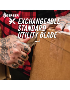 Cuchillo de bolsillo Gerber EAB 22-41830 de acero inoxidable 2