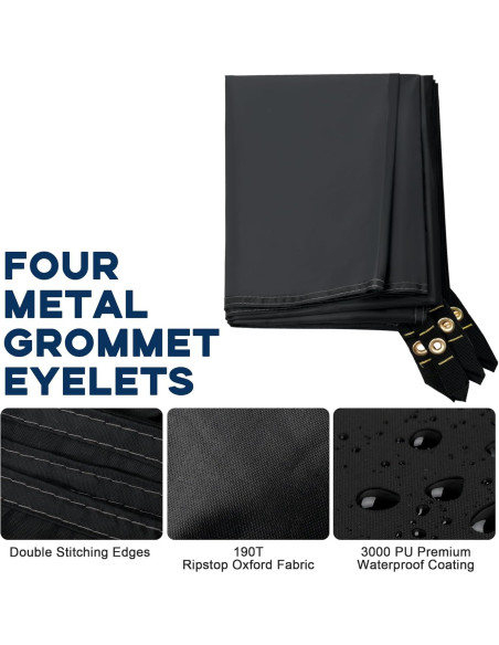 Lona Impermeable Alytree 218.4x78.7 cm para Camping